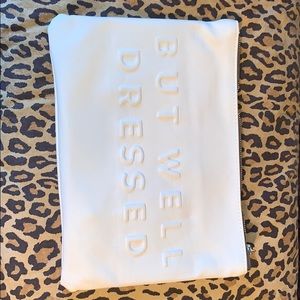 White Zara Trafaluc Clutch -BNWT